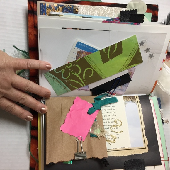 Handmade Junk Journal Altered Book - Picture 4 of 5